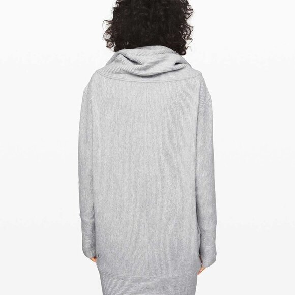 Lululemon Grey Along the Way Textured Sweater Dress Size XS - Picture 3 of 8